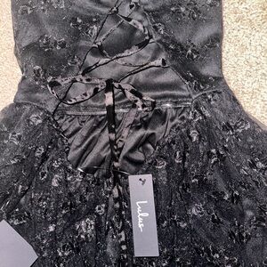 Lulus brand new black lace dress
